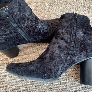 Black Ankle Boots with Heel
